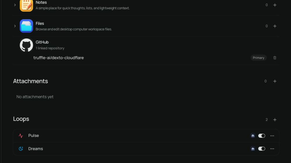 Apps and connections screenshot