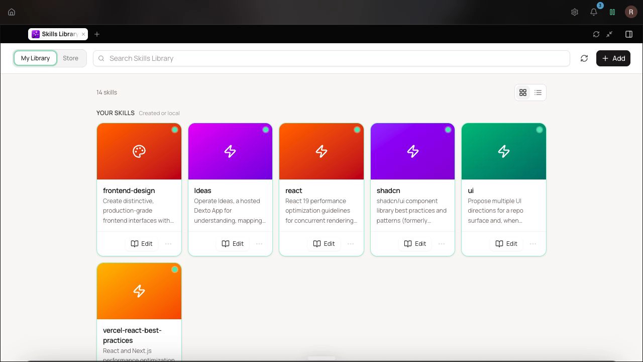 My Library screenshot